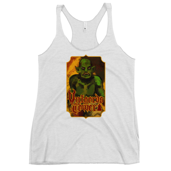 Vulgord's Tower Goblin Racerback Tank Top - Antique White