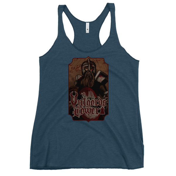 Vulgord's Tower Warrior Racerback Tank Top - Indigo Blue