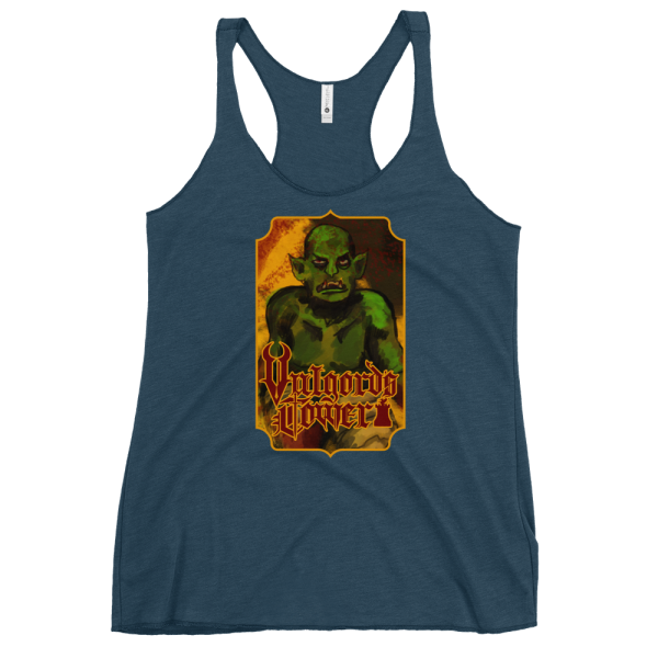 Vulgord's Tower Goblin Racerback Tank Top - Indigo Blue