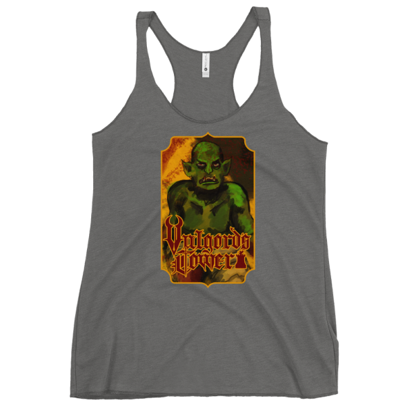 Vulgord's Tower Goblin Racerback Tank Top - Grey