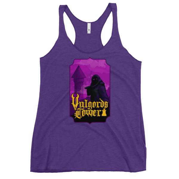 Vulgord's Tower Wizard Tower Racerback Tank Top - Purple