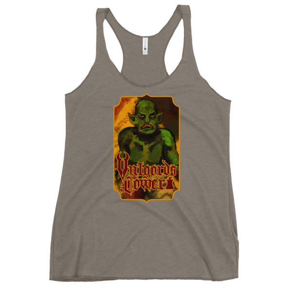 Vulgord's Tower Goblin Racerback Tank Top - Venetian Grey