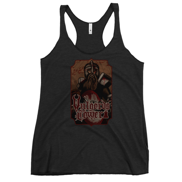 Vulgord's Tower Warrior Racerback Tank Top - Vintage Black