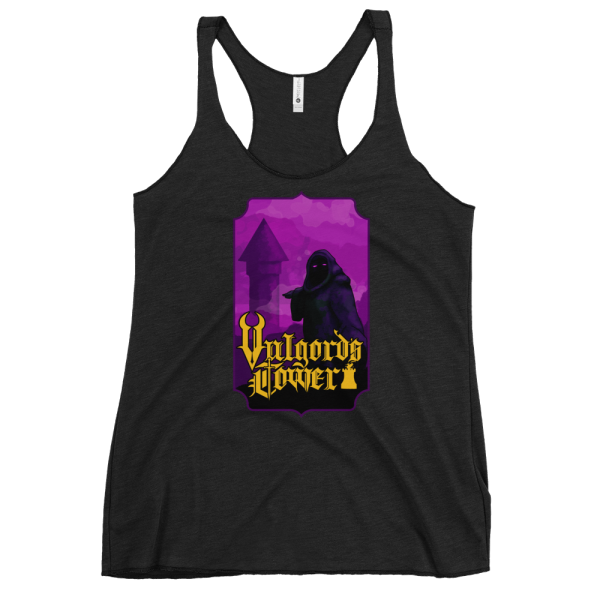 Vulgord's Tower Wizard Tower Racerback Tank Top - Vintage Black