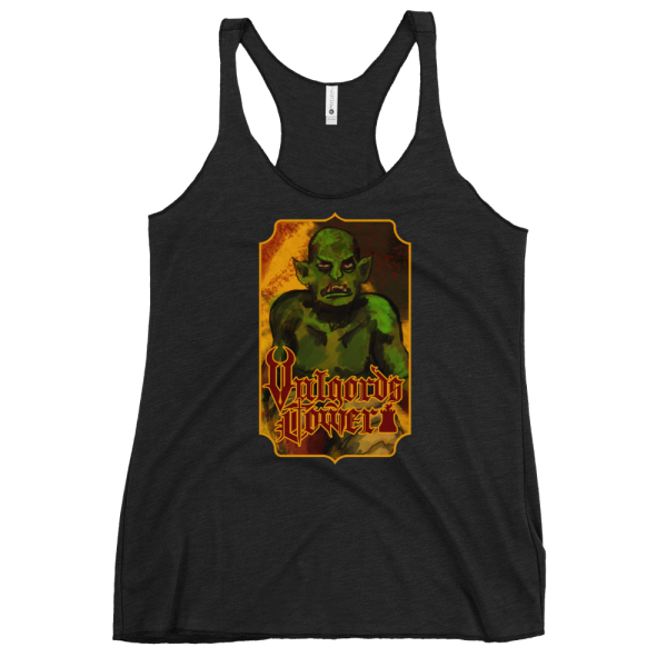 Vulgord's Tower Goblin Racerback Tank Top - Vintage Black