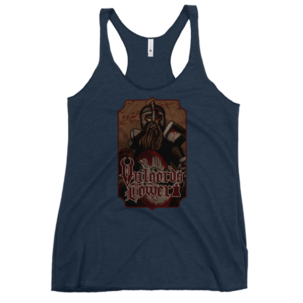 Vulgord's Tower Warrior Racerback Tank Top - Navy