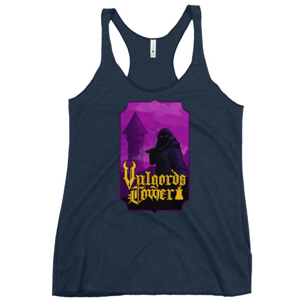 Vulgord's Tower Wizard Tower Racerback Tank Top - Navy