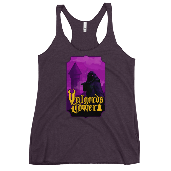 Vulgord's Tower Wizard Tower Racerback Tank Top - Vintage Purple