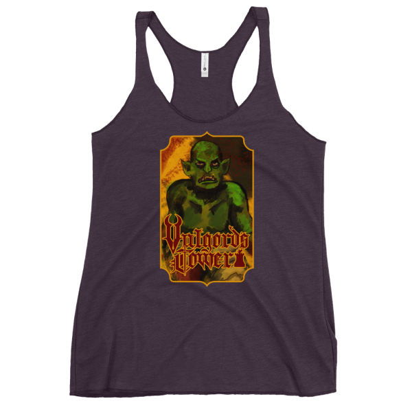 Vulgord's Tower Goblin Racerback Tank Top - Vintage Purple