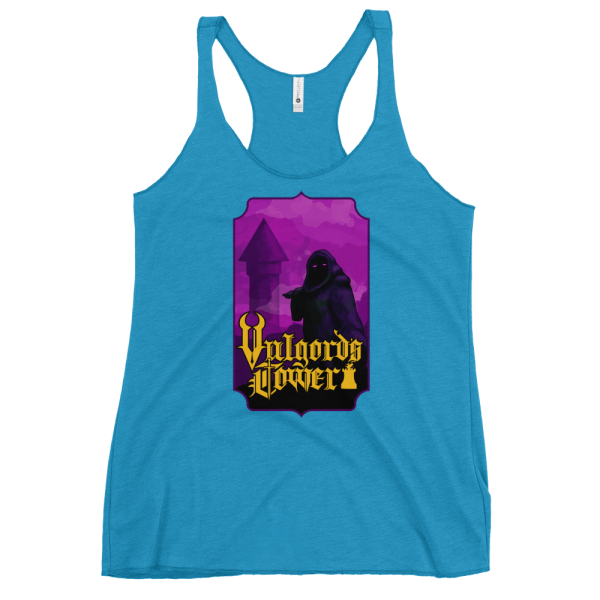 Vulgord's Tower Wizard Tower Racerback Tank Top - Turquoise