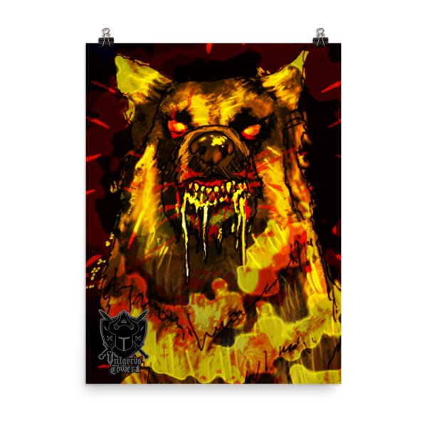 Vulgord's Tower Demon Dog Poster
