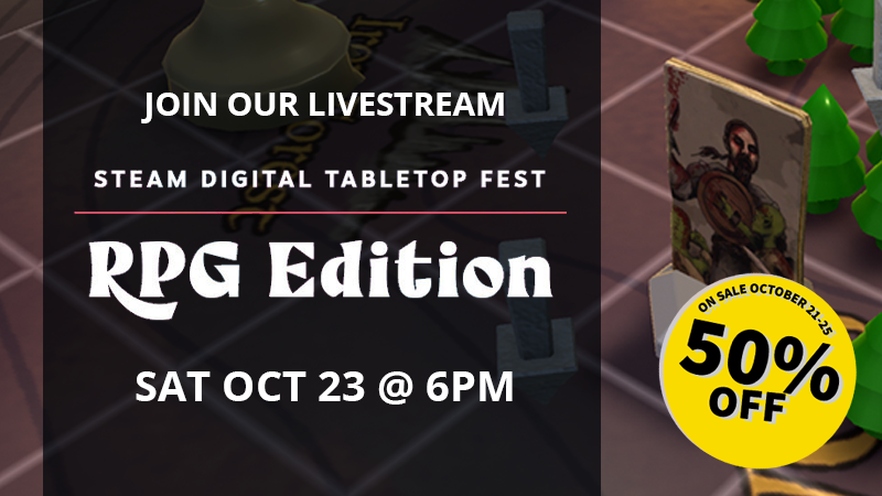 Vulgord's Tower Livestream and Discount for Steam Tabletop Fest 2021